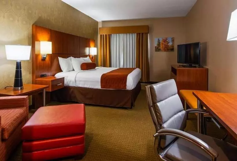 キングサイズベッドのスタンダードルーム, Best Western Plus Finger Lakes Inn & Suites