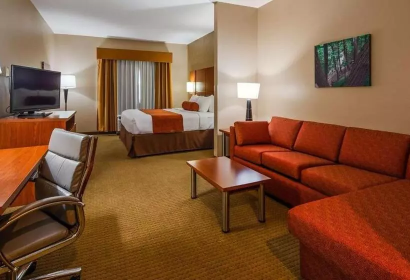 キングサイズベッドのスイートルーム, Best Western Plus Finger Lakes Inn & Suites