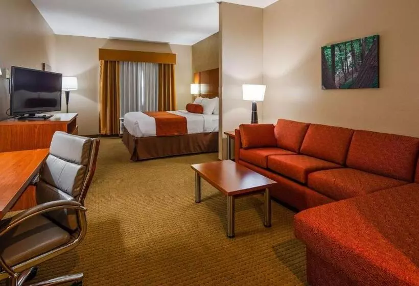 キングサイズベッドのスイートルーム, Best Western Plus Finger Lakes Inn & Suites
