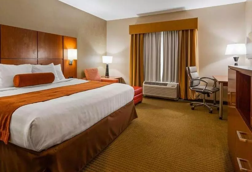 身障者適用キングサイズベッドルーム, Best Western Plus Finger Lakes Inn & Suites
