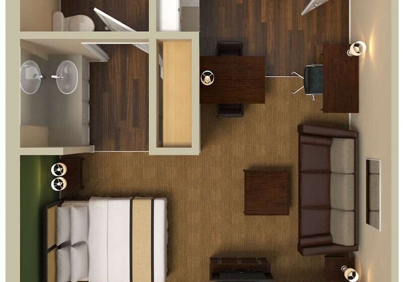 إستوديو ديلوكس, Extended Stay America Suites  Los Angeles  Torrance  Del Amo Circle