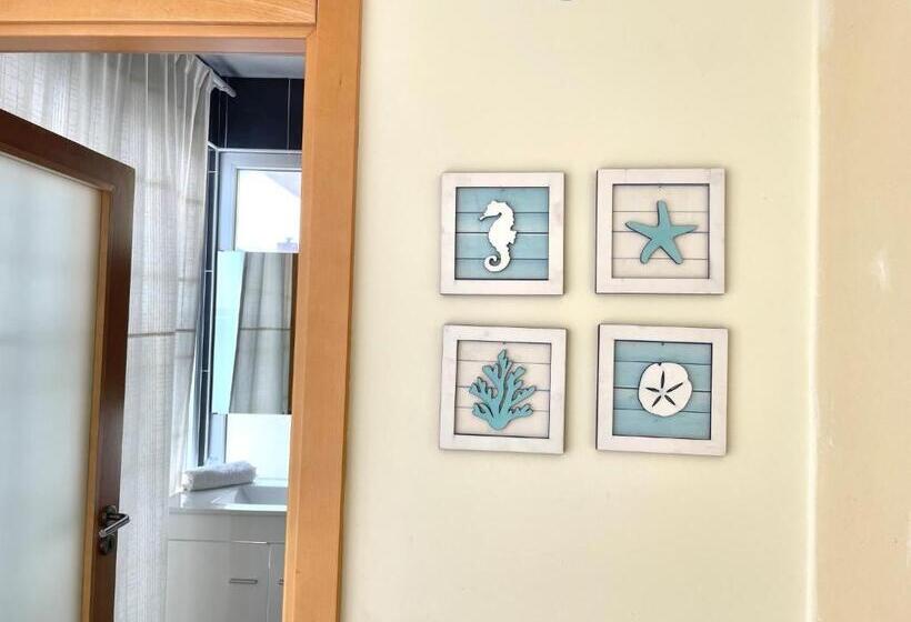 غرفة ديلوكس مطلّة علي البحر مزوَّدة بشُرفة, Colina Do Elétrico