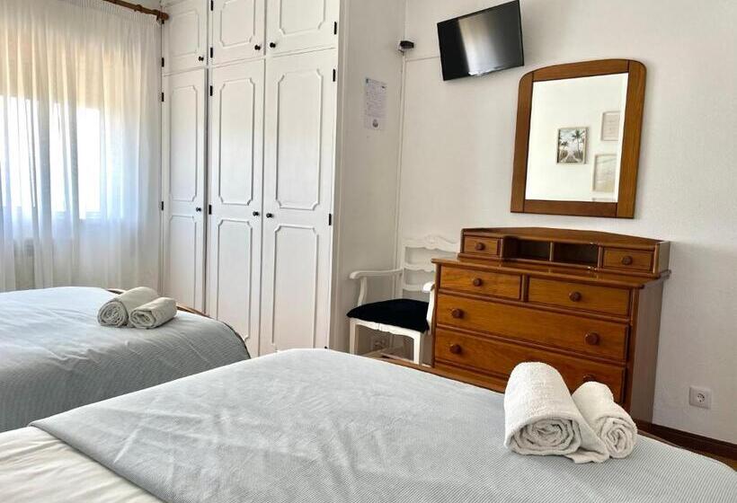 غرفة قياسية رباعية مطلة على البحر, Colina Do Elétrico