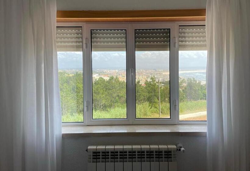 غرفة قياسية رباعية مطلة على البحر, Colina Do Elétrico