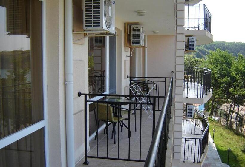 غرفة قياسية مطلّة علي البحر, Villa Lazuren Bryag