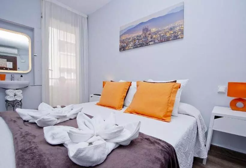 Standard-huone Jaettu Kylpyhuone, Barcelona City Seven Hostal