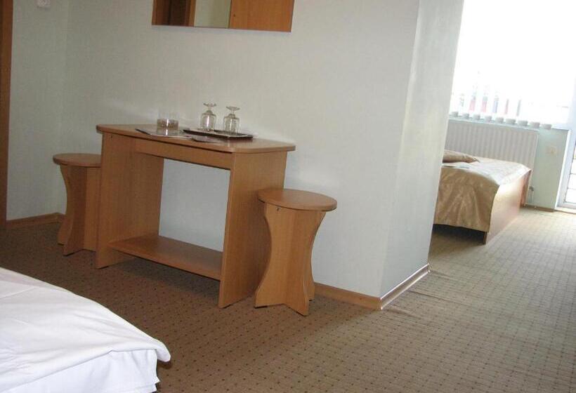 اتاق استاندارد سه تخته با بالکن, Pensiunea Warthe