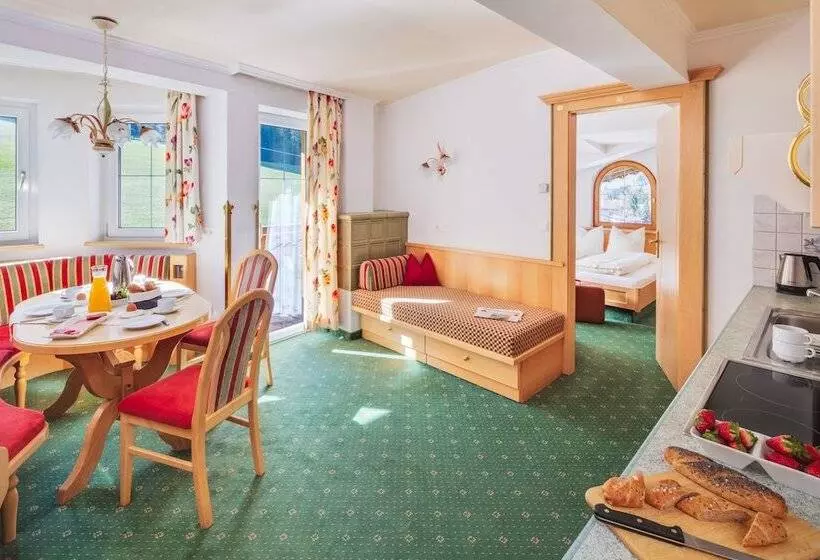 ２ベッドルーム家族用アパートメント, Apparthotel Talhof, Restaurant, Pool Und Spa