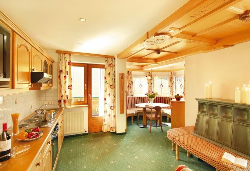 2人卧室家庭公寓, Apparthotel Talhof, Restaurant, Pool Und Spa