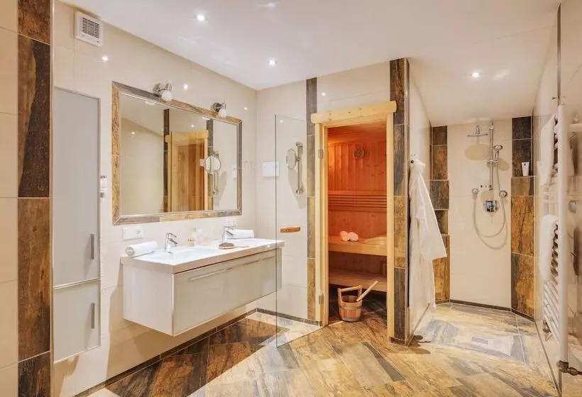 １ベッドルームペントハウスアパート, Apparthotel Talhof, Restaurant, Pool Und Spa