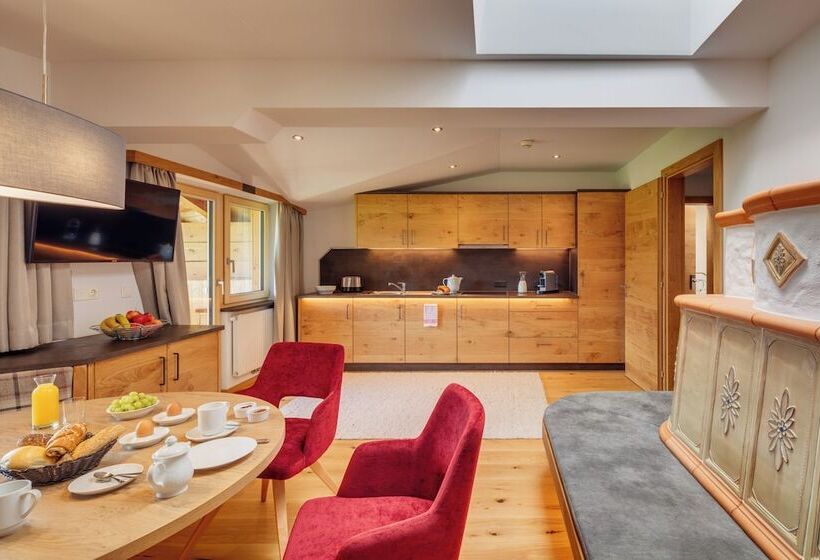 带1个卧室的顶楼公寓, Apparthotel Talhof, Restaurant, Pool Und Spa