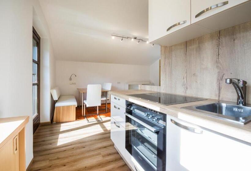 شقة غرفة واحدة مطلة على الحديقة, Appartements Tannenhof