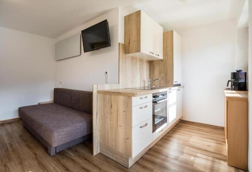 شقة غرفة واحدة مطلة على الحديقة, Appartements Tannenhof