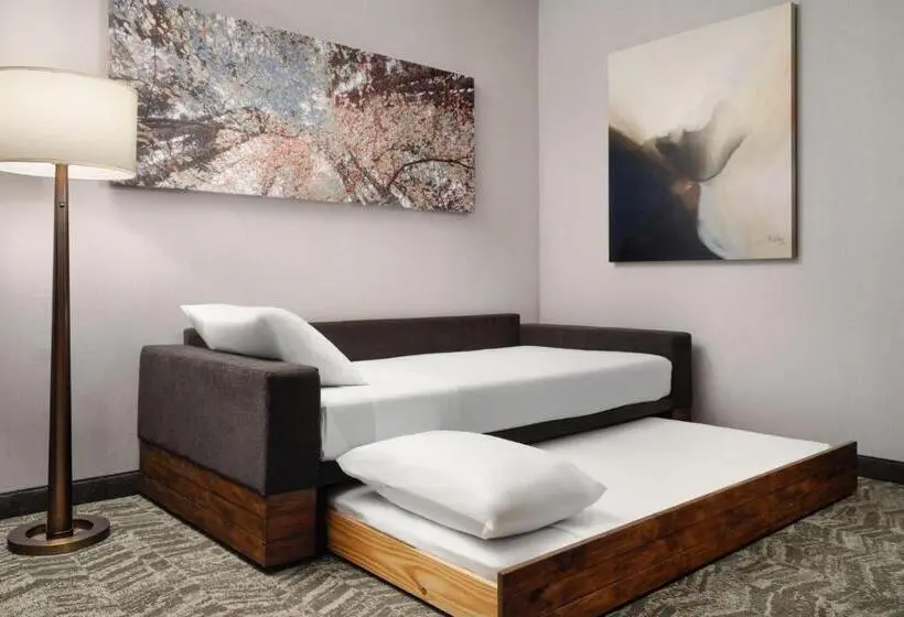 キングサイズベッドのスイートルーム, Springhill Suites By Marriott Milpitas Silicon Valley