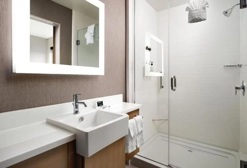 クイーンサイズベッドのスイートルーム, Springhill Suites By Marriott Milpitas Silicon Valley