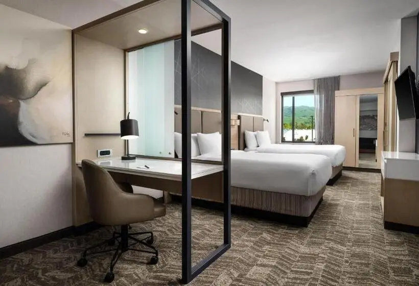 クイーンサイズベッドのスイートルーム, Springhill Suites By Marriott Milpitas Silicon Valley
