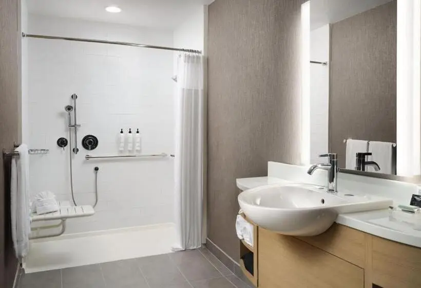 クイーンサイズベッドのスイートルーム, Springhill Suites By Marriott Milpitas Silicon Valley