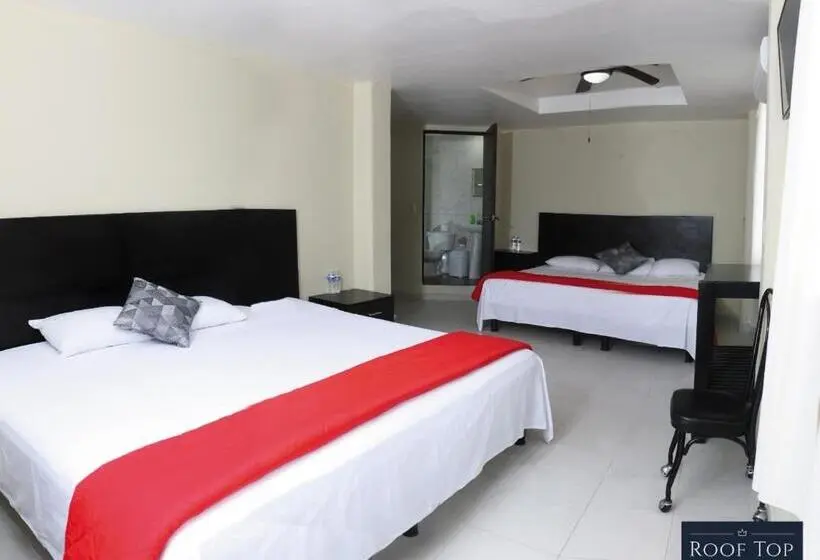 デラックスルーム, Roof Top Hotel Xilitla