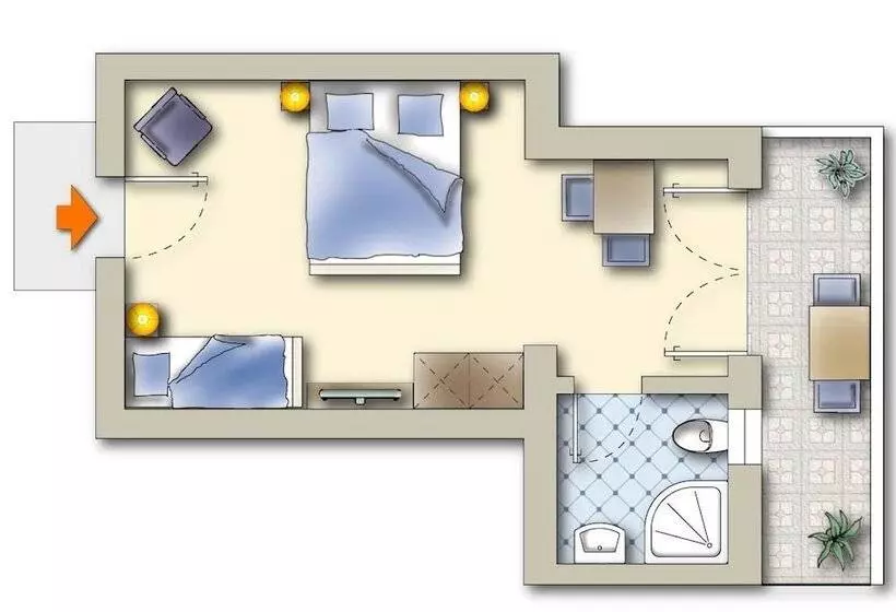 コンフォートルーム, Central Hotel & Apart Mit Landhaus Central