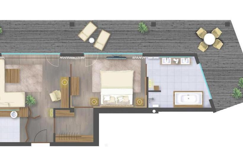 プレステージスイート, Elisabethhotel Premium Private Retreat  Adults Only