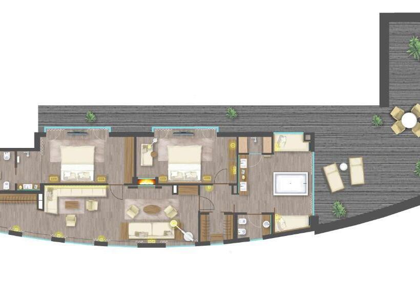 ペントハウススイート, Elisabethhotel Premium Private Retreat  Adults Only