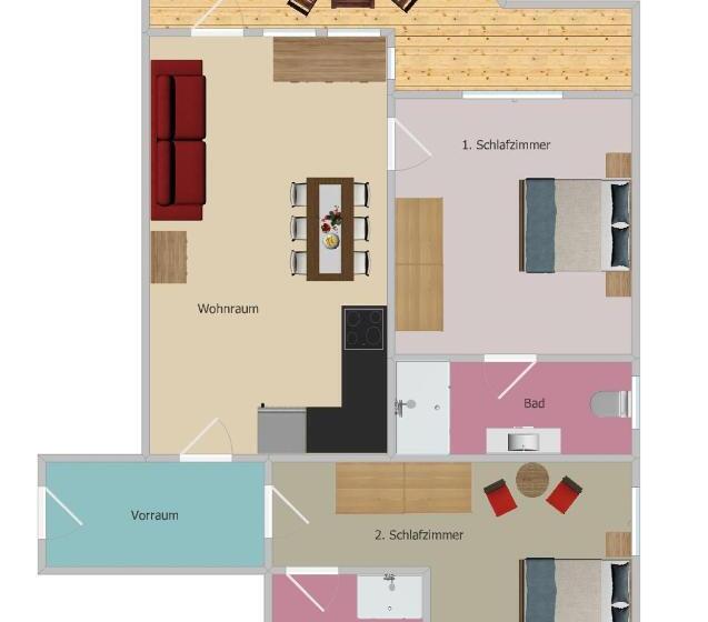 침실 2개 아파트, Zeiserhof