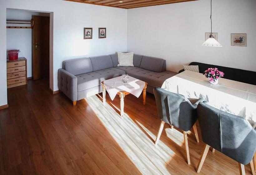 발코니가 있는 2 베드룸 아파트, Appartements Ferienwohnungen Alpenblick