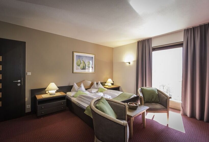 标准间带阳台, Alphotel Stocker Alpine Wellness