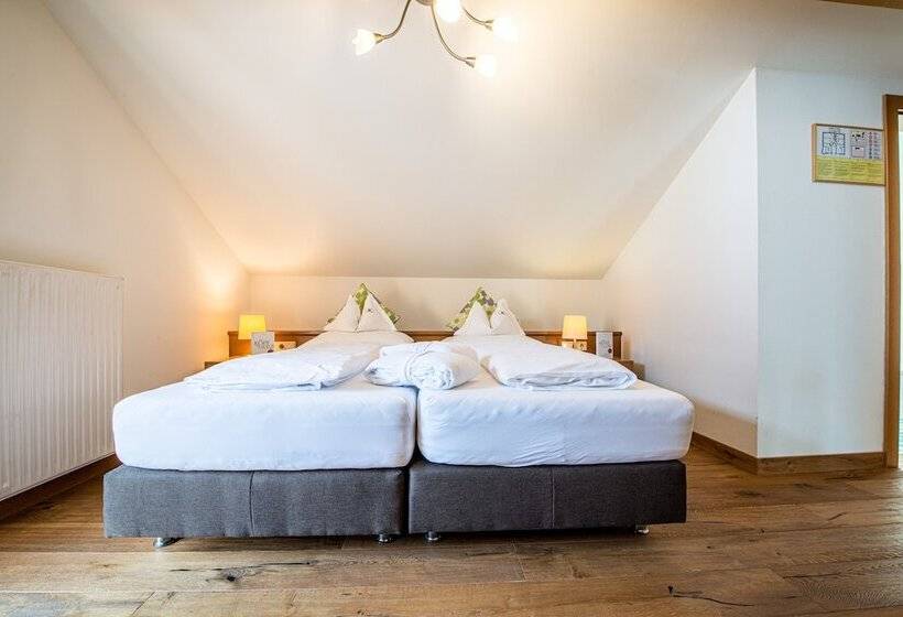 标准间带阳台, Alphotel Stocker Alpine Wellness