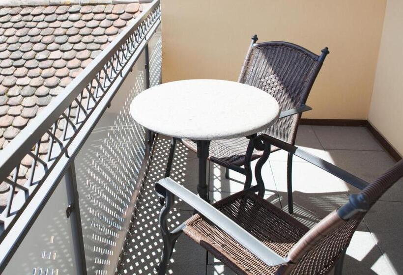 غرفة قياسية مزوَّدة بشُرفة, Hirsch1783 Hotel Landhaus