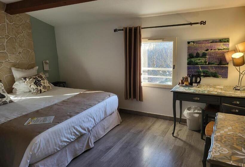 غرفة قياسية سرير كينج, Logis Hotel La Ferme