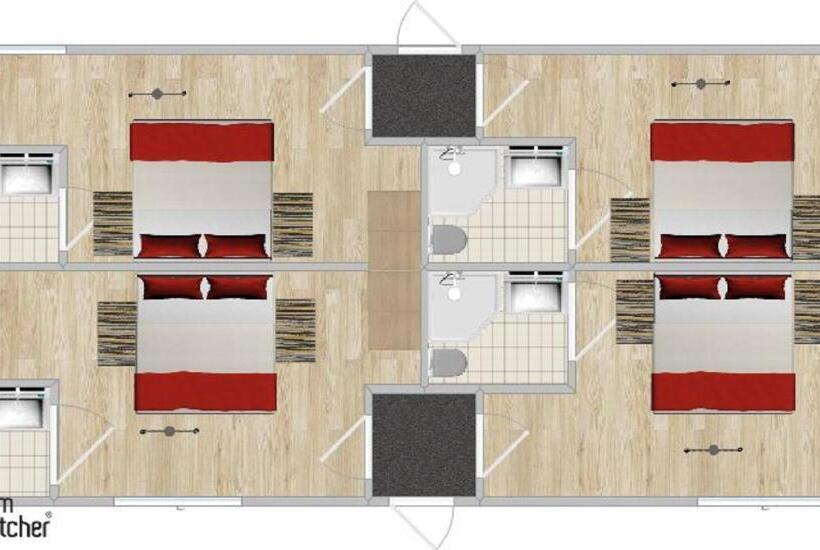 غرفة قياسية, Pension Am Waldesrand