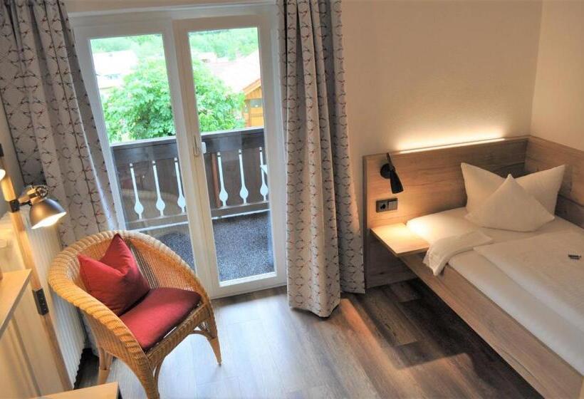 غرفة قياسية فردية مزودة بشُرفة, Garni Malerwinkl