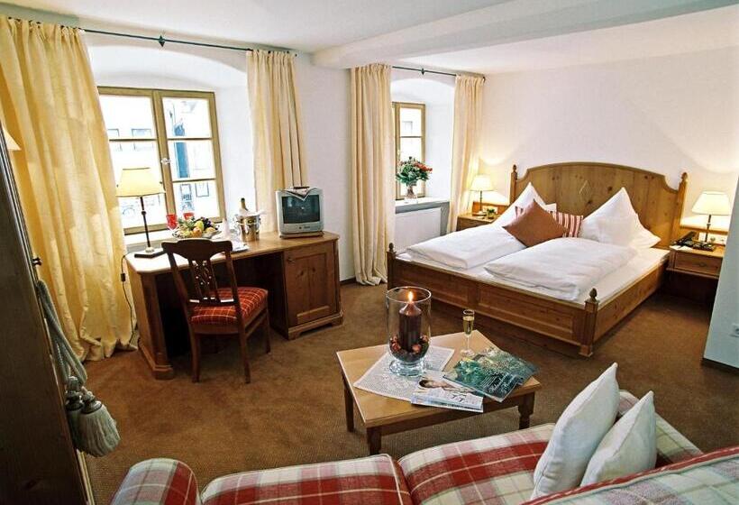 Номер Стандарт с Балконом, Metzgerei Gasthof Romantik Hotel Der Millipp