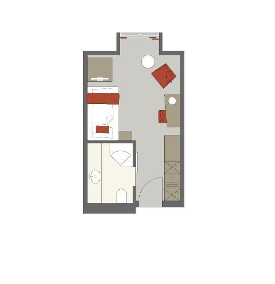 스탠다드 싱글 룸, Zur Post