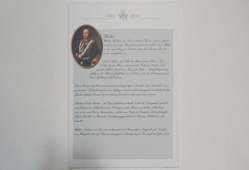 침실 1개 아파트, Schloss Wissen