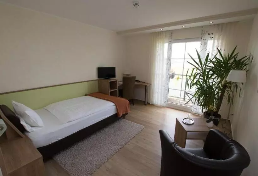 バルコニー付きシングルスタンダードルーム, Landhotel Zum Hasen Hein
