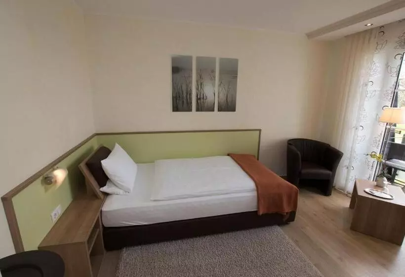 バルコニー付きシングルスタンダードルーム, Landhotel Zum Hasen Hein