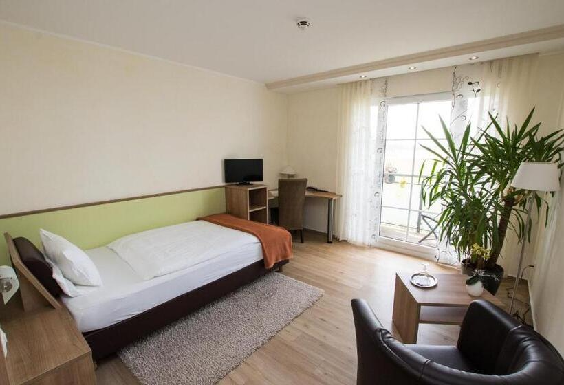 발코니 스탠다드 싱글 룸, Landhotel Zum Hasen Hein
