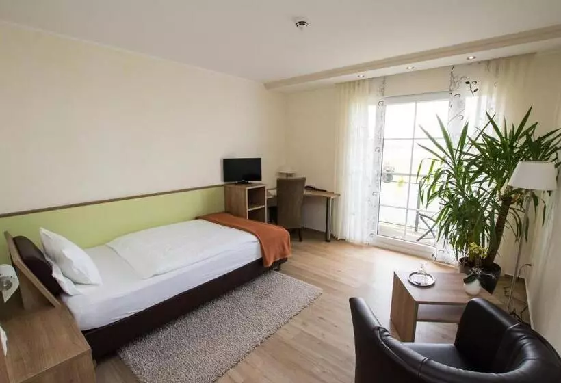 バルコニー付きシングルスタンダードルーム, Landhotel Zum Hasen Hein