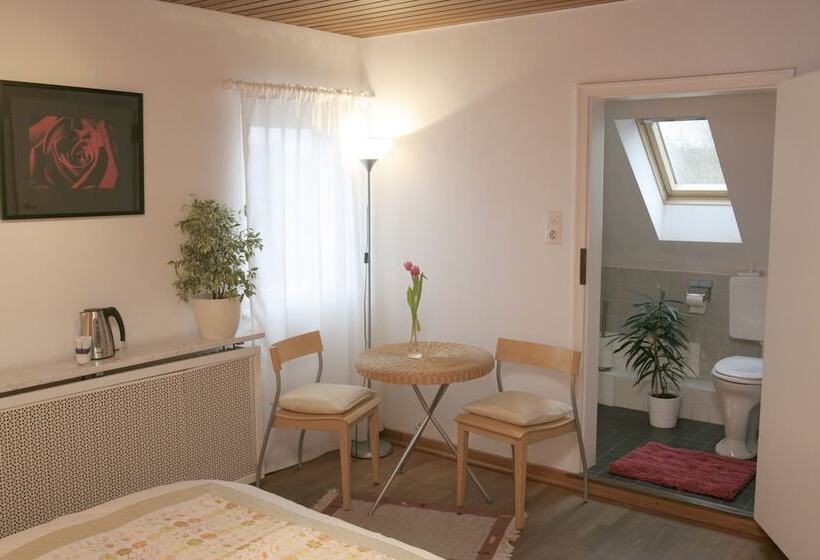 古典房间, Rhein River Guesthouse   Direkt Am Rhein