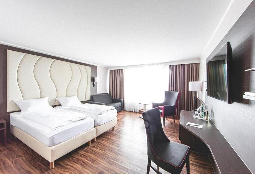 اتاق استاندارد سه تخته با بالکن, Plaza Hotel Föhr Am Bodensee