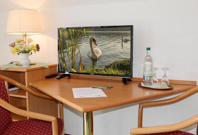 غرفة قياسية فردية مزودة بشُرفة, Waldschlösschen Brotterode