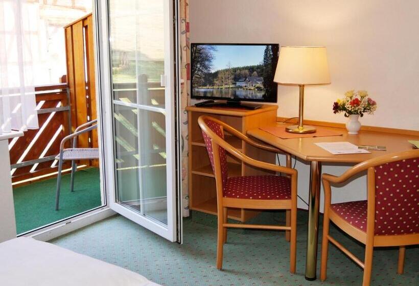 غرفة قياسية مزوَّدة بشُرفة, Waldschlösschen Brotterode