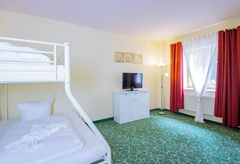 スタンダード４人部屋, Erzgebirgshotel Freiberger Höhe