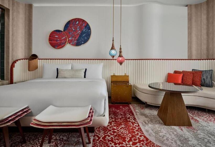 اتاق استاندارد با تخت بزرگ, W Dubai   Mina Seyahi