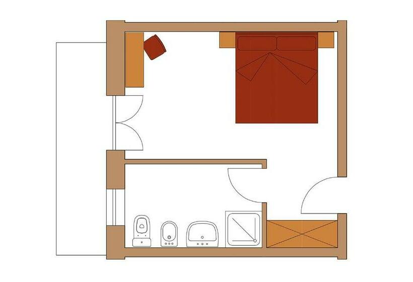 חדר סטנדרט, Garni Lilly