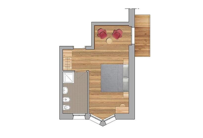 חדר סטנדרט, Garni Lilly