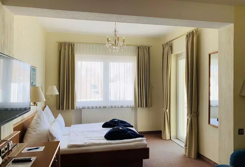 اتاق استاندارد با چشم‌انداز دریا, Seehotel Neue Liebe