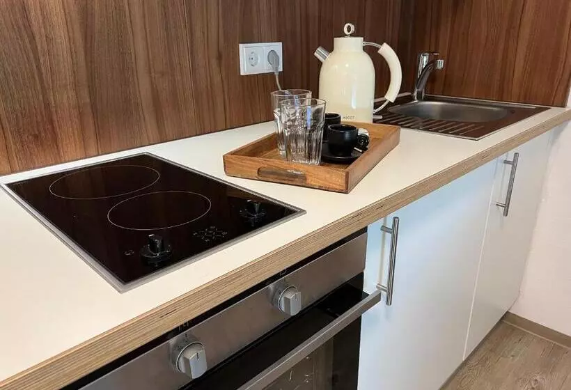 آپارتمان 1 خوابه, Hhotel Augsburg